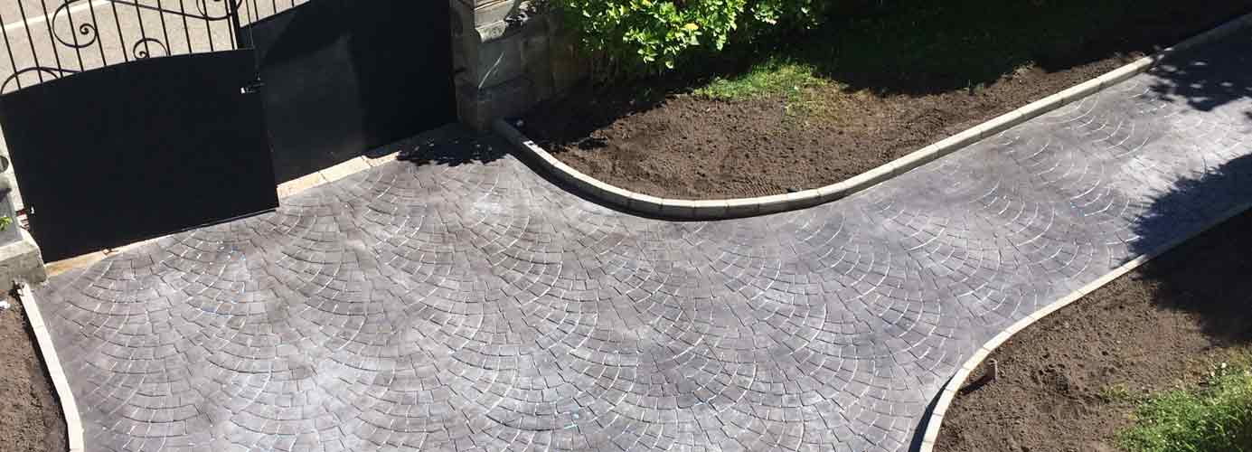 Hormign impreso acondicionamiento chalet